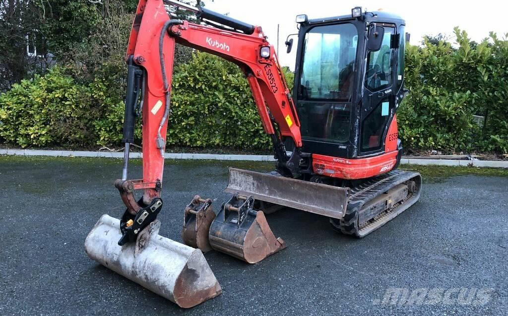 Kubota U 25 Mini ekskavatoriai < 7 t