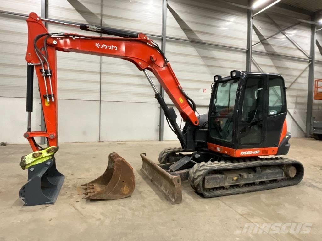 Kubota KX 080-4 A 2 Vidutinės galios ekskavatoriai 7-12 t