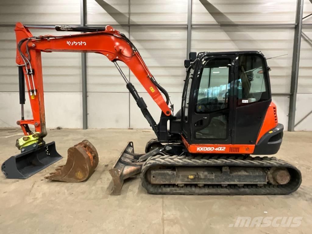 Kubota KX 080-4 A 2 Vidutinės galios ekskavatoriai 7-12 t