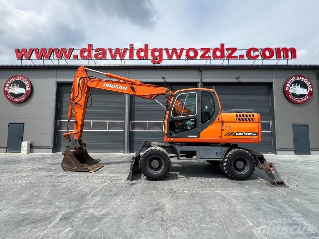 Doosan DX 160 W Ratiniai ekskavatoriai