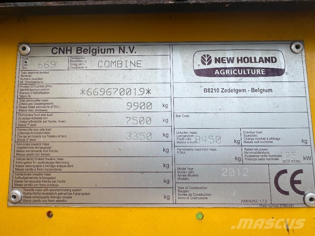 New Holland Tc5060 Derliaus nuėmimo kombainai