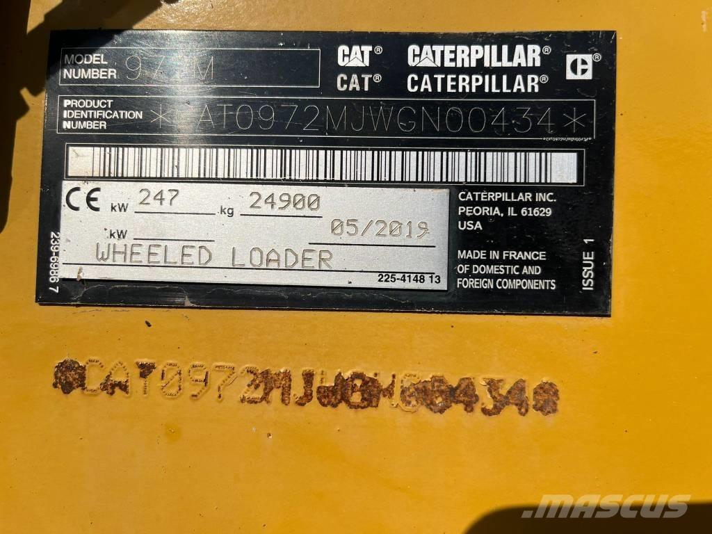 CAT 972 M Naudoti ratiniai krautuvai