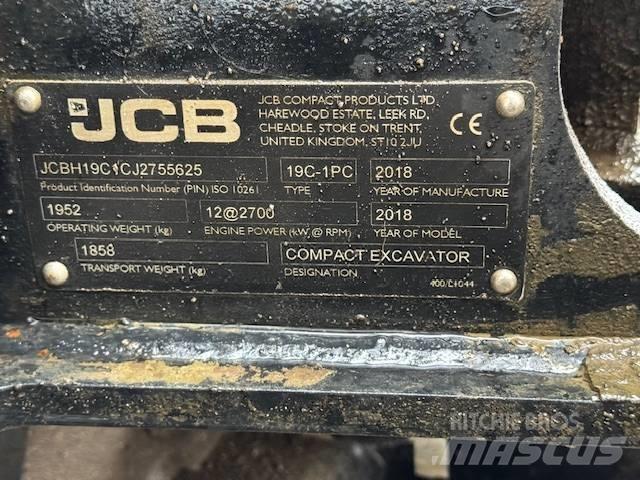 JCB 19 C-1 Mini ekskavatoriai < 7 t