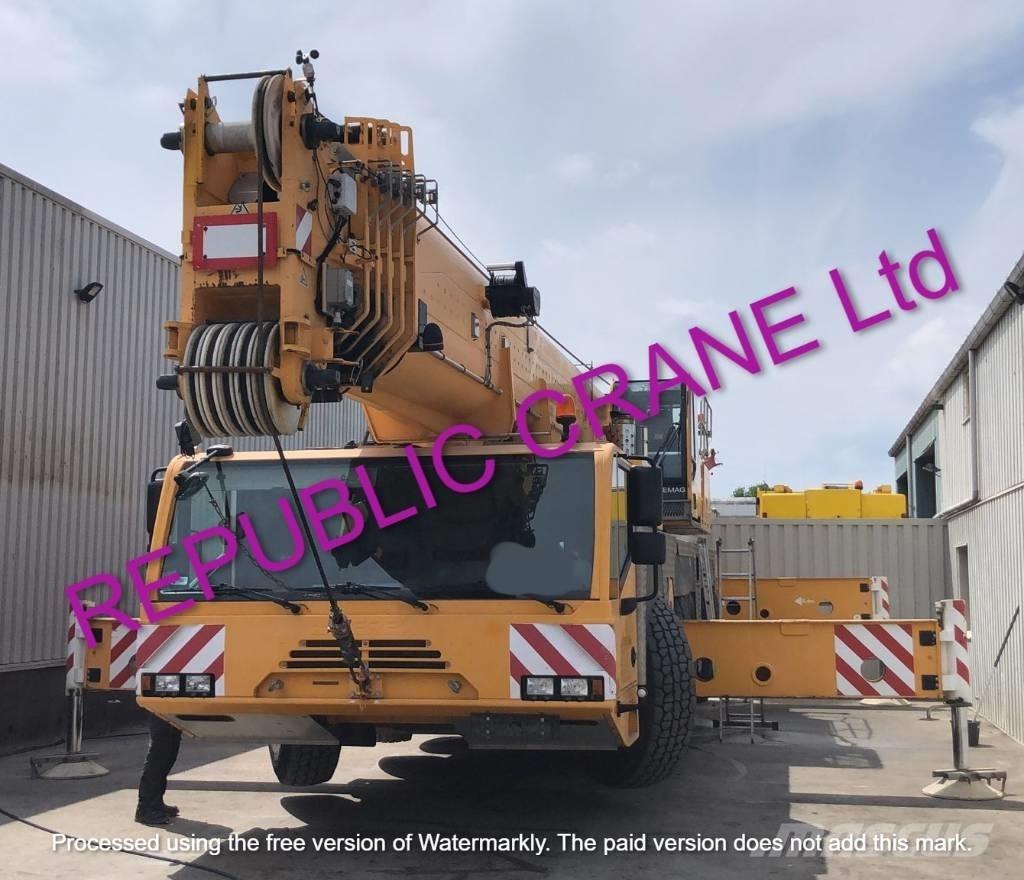 Terex Demag AC 160-2 Neapdoroto reljefo kranai