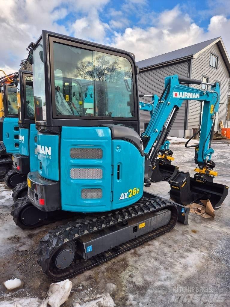 Airman AX 26 U-7 Mini ekskavatoriai < 7 t