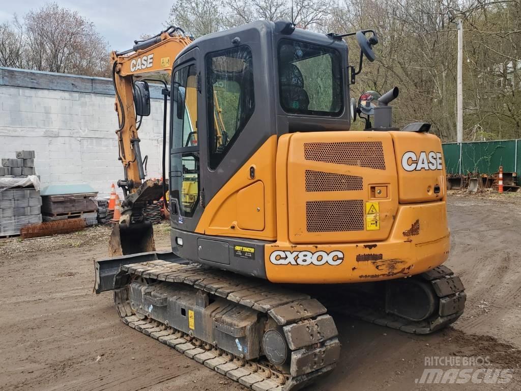 CASE CX 80 C Vikšriniai ekskavatoriai