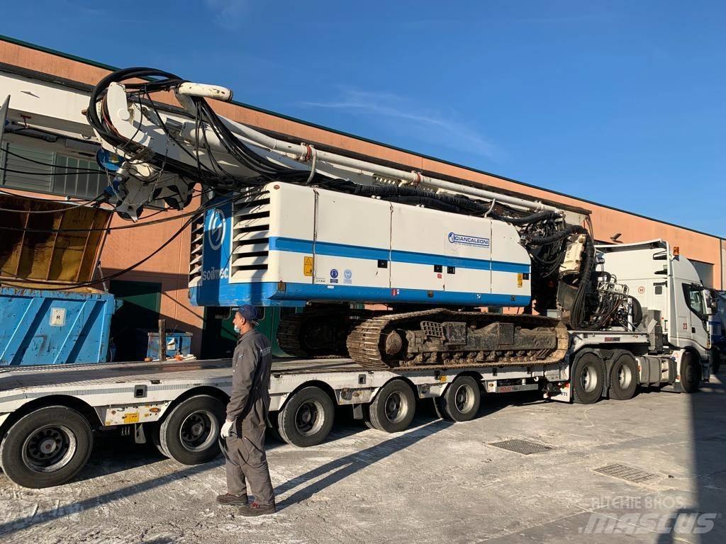 Soilmec SF65 CFA Polių kalimo technika