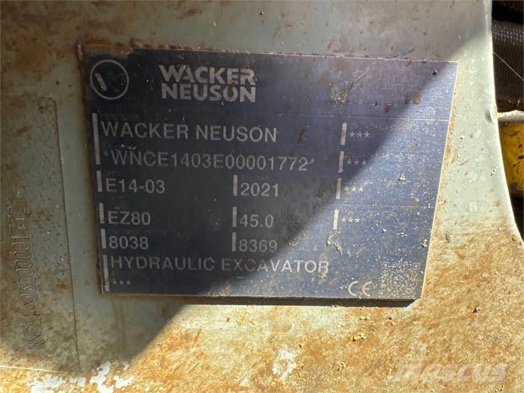 Wacker Neuson EZ80 Vikšriniai ekskavatoriai