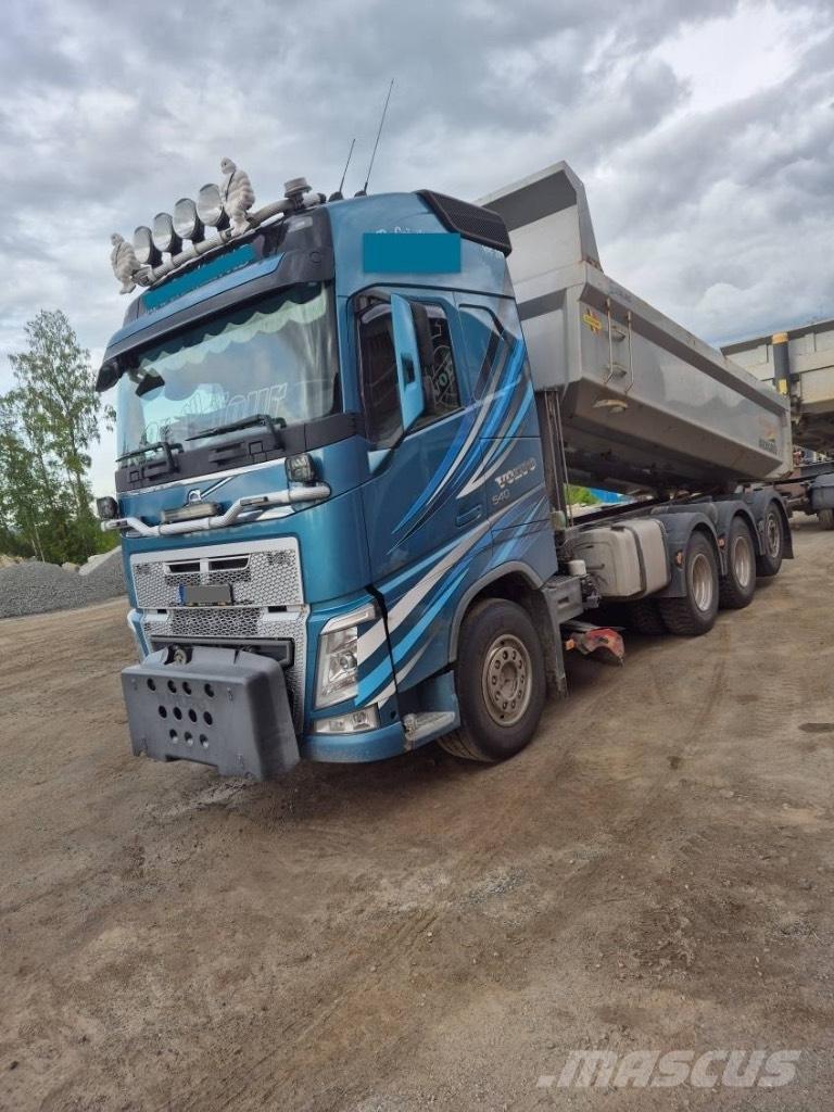 Volvo FH 540 Savivarčių priekabų vilkikai