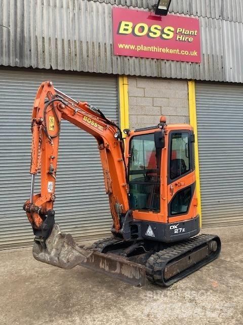 Doosan DX 27 Z Mini ekskavatoriai < 7 t
