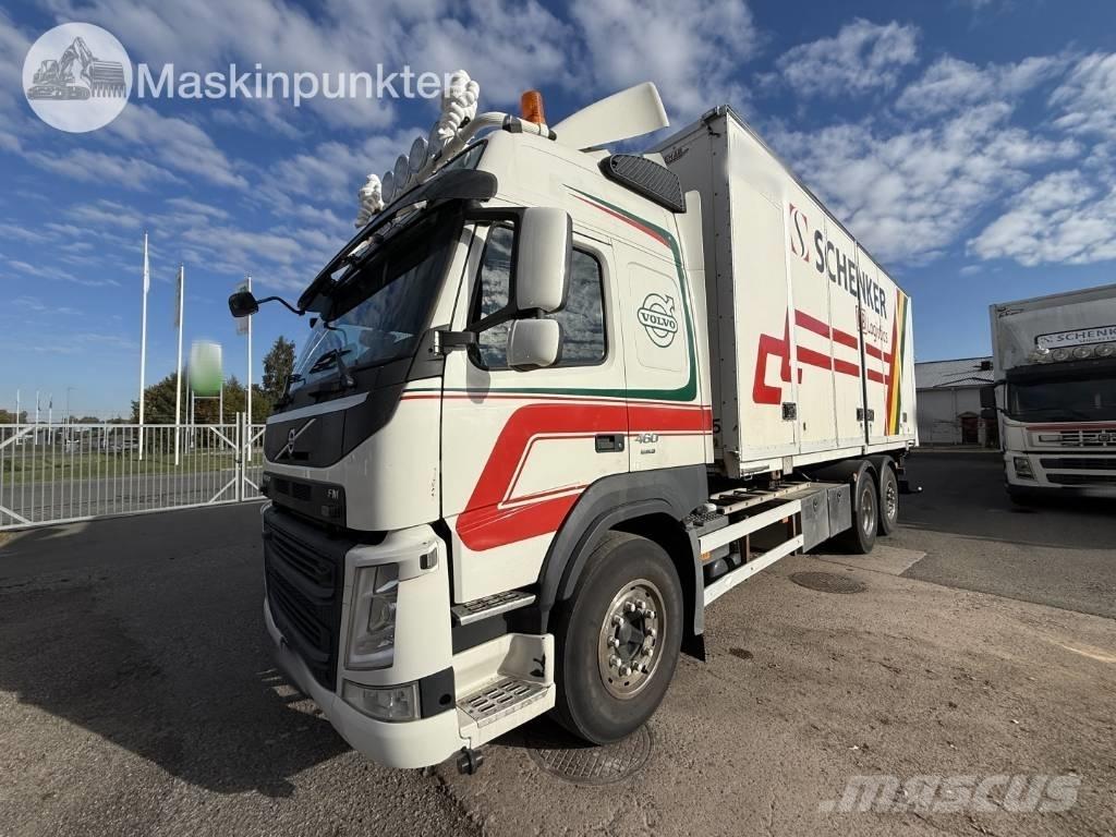 Volvo FM 460 Konteinerių nuožulnaus pakėlimo ant platformos krautuvai