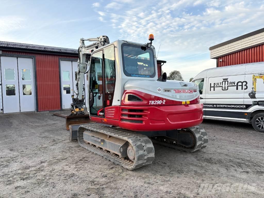 Takeuchi TB290 Vidutinės galios ekskavatoriai 7-12 t
