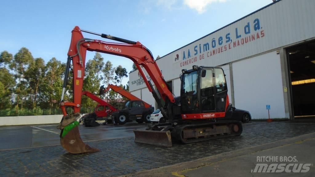 Kubota KX 080-4 Vidutinės galios ekskavatoriai 7-12 t