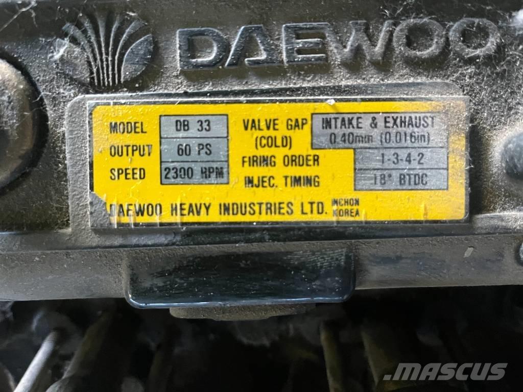 Daewoo DB33A E-0059 Varikliai