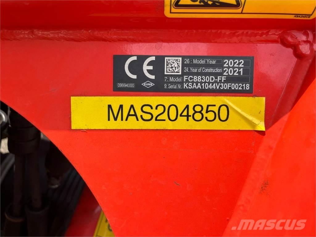 Kuhn FC 8830D-FF Formuojančios žoliapjovės