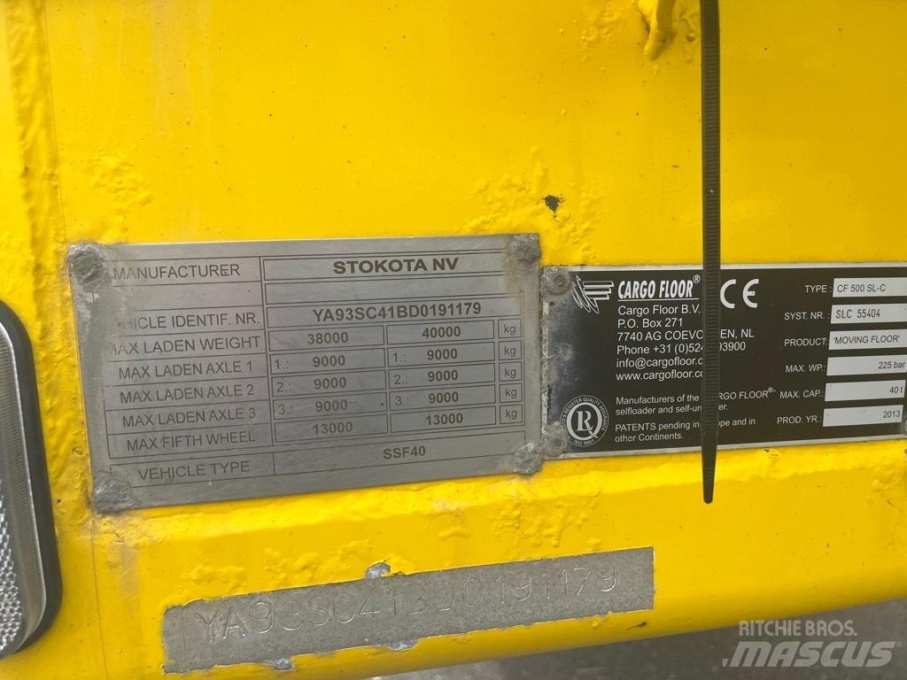 STOKOTA CargoFloor Puspriekabės skiedroms vežti