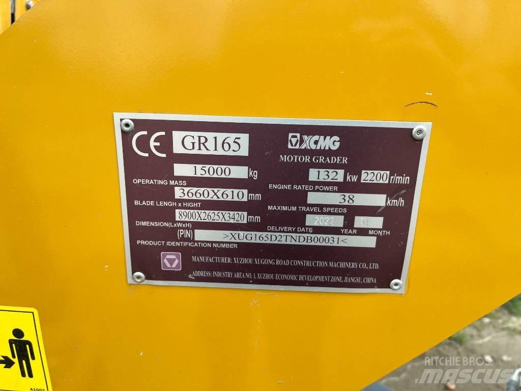 XCMG GR 165 Greideriai