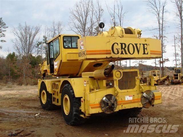 Grove RT 635 C Neapdoroto reljefo kranai