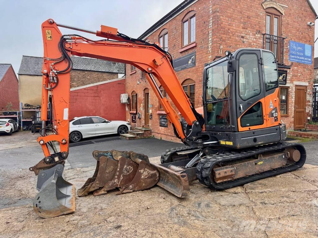 Doosan DX 63 R Mini ekskavatoriai < 7 t
