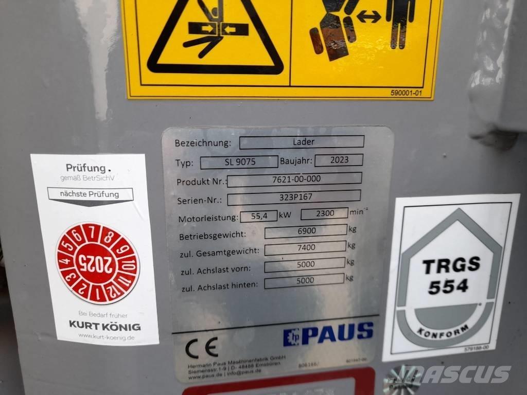 Paus SL 9075 Naudoti ratiniai krautuvai
