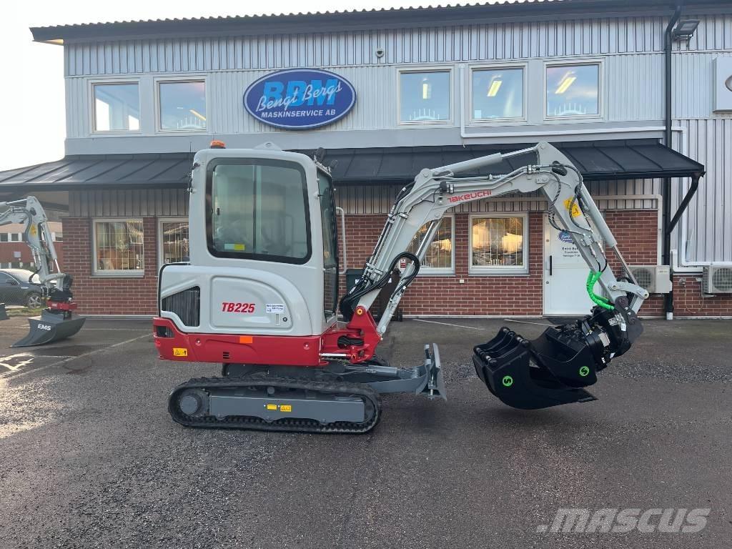 Takeuchi TB 225 Mini ekskavatoriai < 7 t
