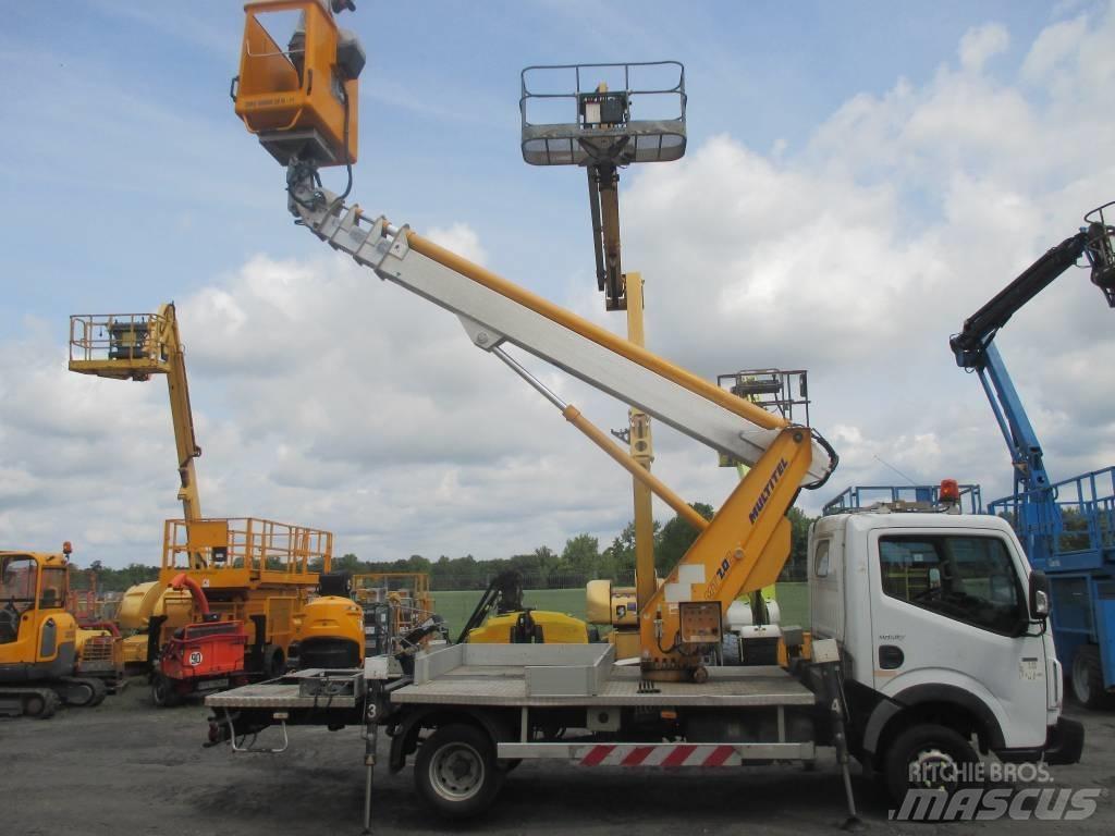 Multitel MT 202 DS Ant vilkikų montuojamos kėlimo platformos