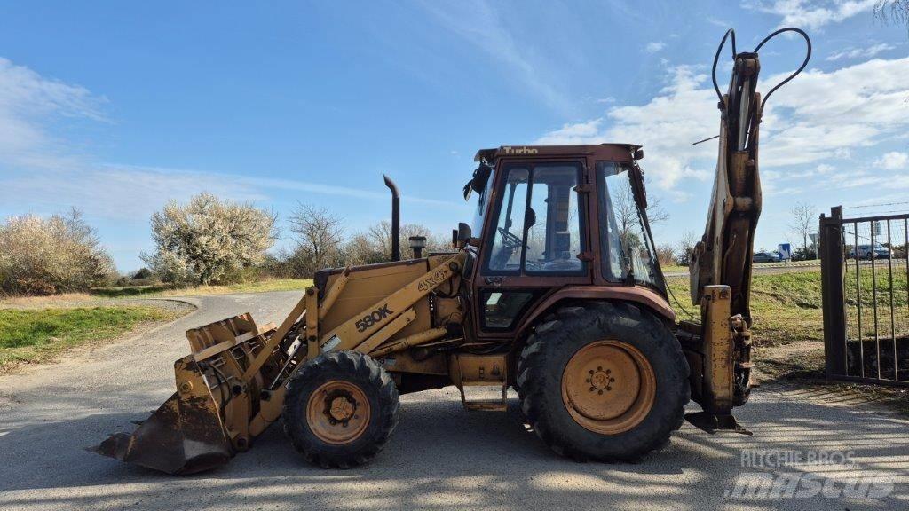CASE 580 K Turbo Ekskavatoriniai krautuvai