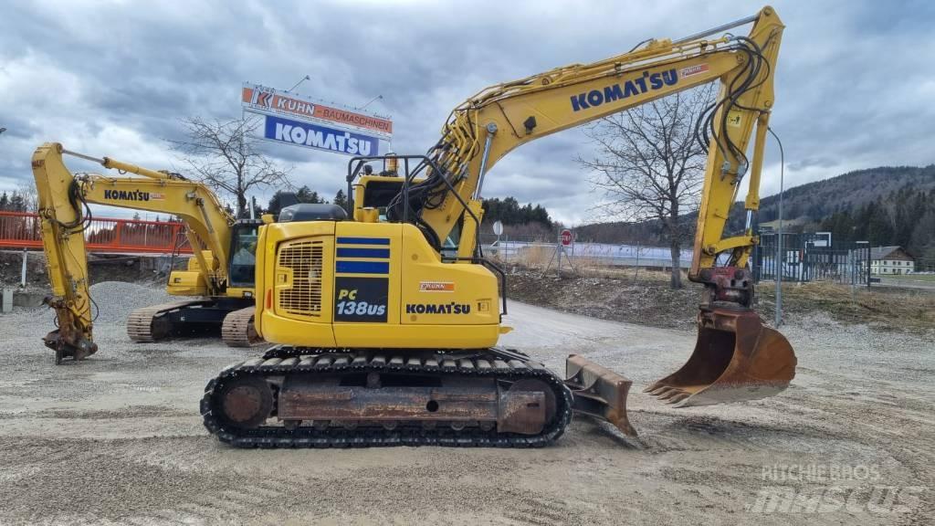Komatsu PC 138 US-11 Vikšriniai ekskavatoriai
