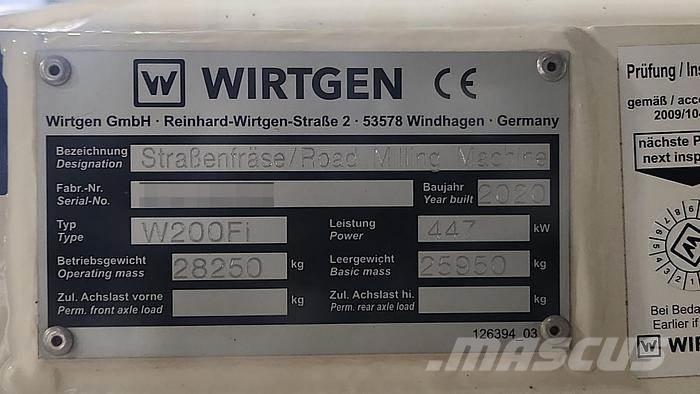 Wirtgen W200Fi Betono akmens klojimo technika