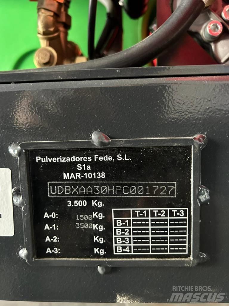  FEDE FUTUR 10.0 Vynuogienojų purkštuvai