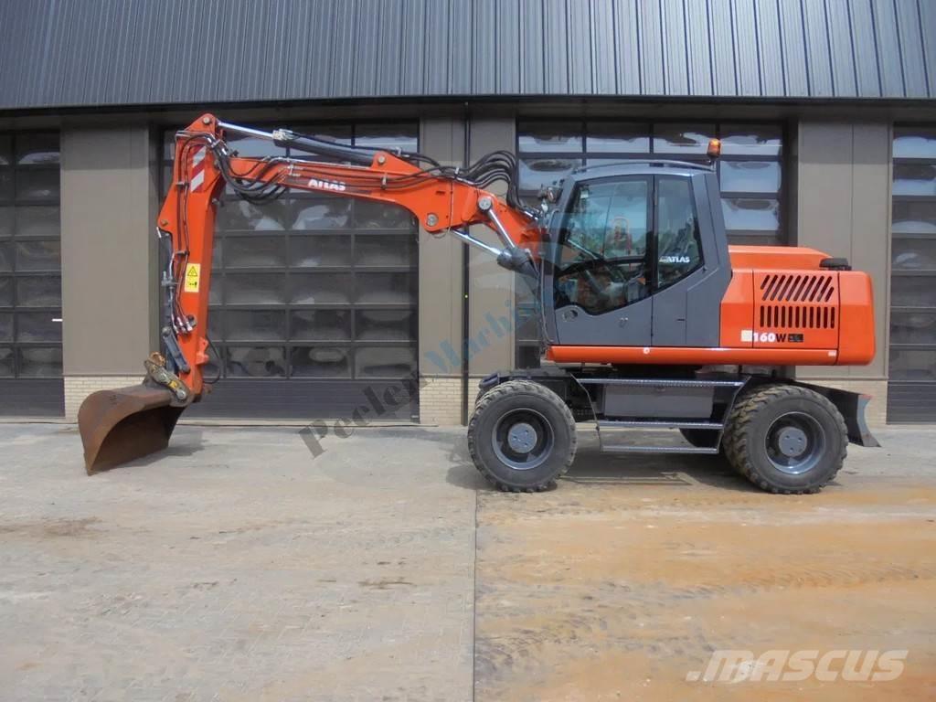 Atlas 160 W Ratiniai ekskavatoriai
