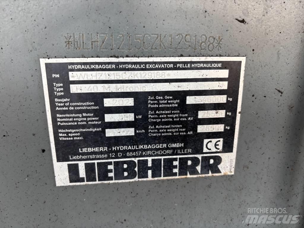 Liebherr LH 40 Port Atliekų / pramoniniai krautuvai