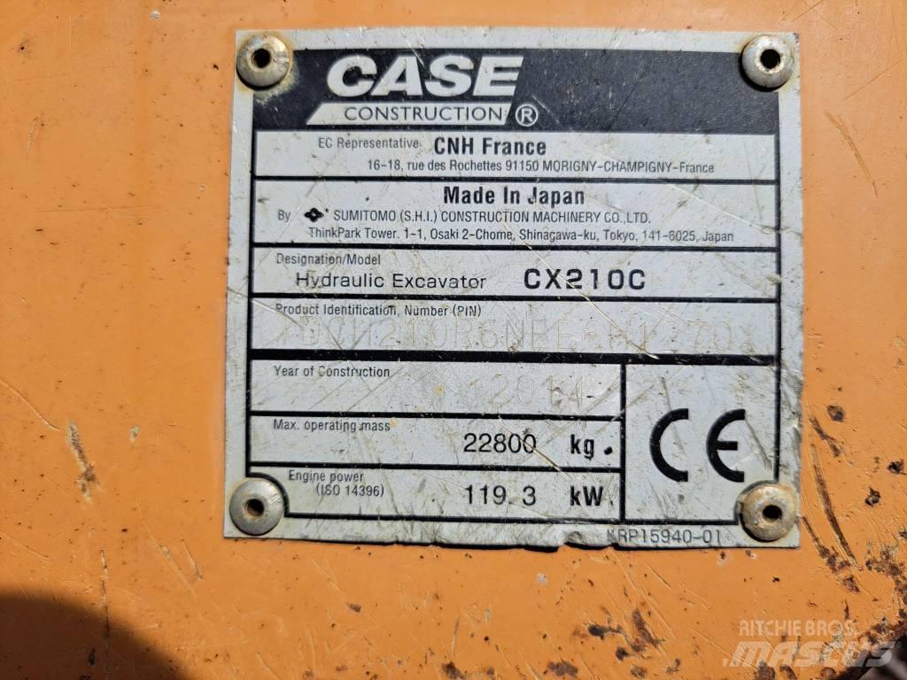 CASE CX 210 C Vikšriniai ekskavatoriai