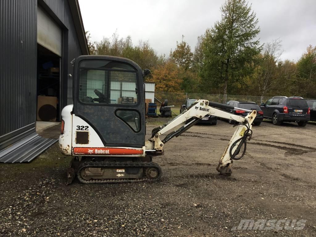 Bobcat 322 G Mini ekskavatoriai < 7 t