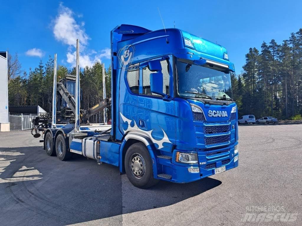 Scania R580B6X4NB Miškovežių vilkikai