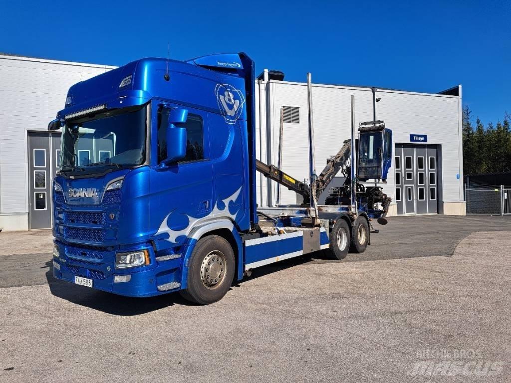 Scania R580B6X4NB Miškovežių vilkikai