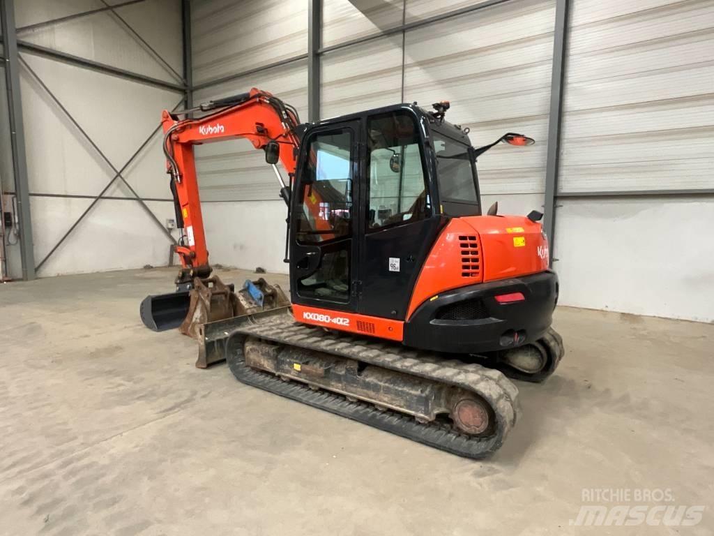 Kubota KX 080-4 A 2 Vidutinės galios ekskavatoriai 7-12 t