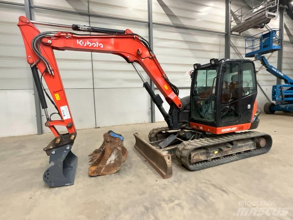 Kubota KX 080-4 A 2 Vidutinės galios ekskavatoriai 7-12 t