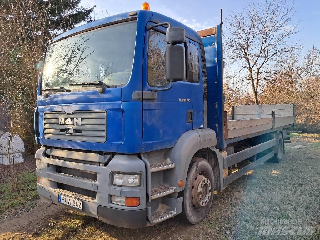 MAN 18.360 FLLC Platformos/ Pakrovimas iš šono