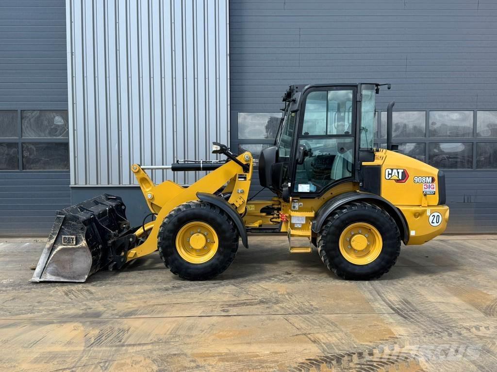 CAT 908M CE + EPA Naudoti ratiniai krautuvai