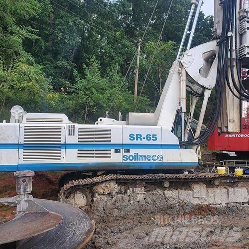 Soilmec SR65 Polių kalimo technika