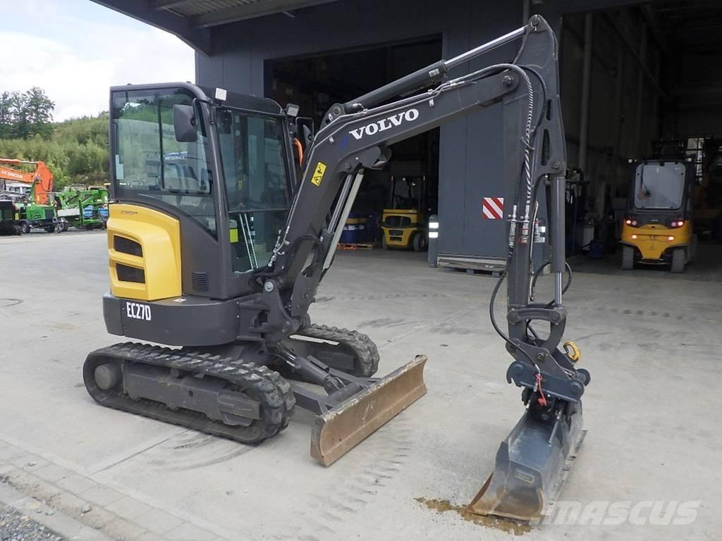 Volvo EC 27 D Mini ekskavatoriai < 7 t