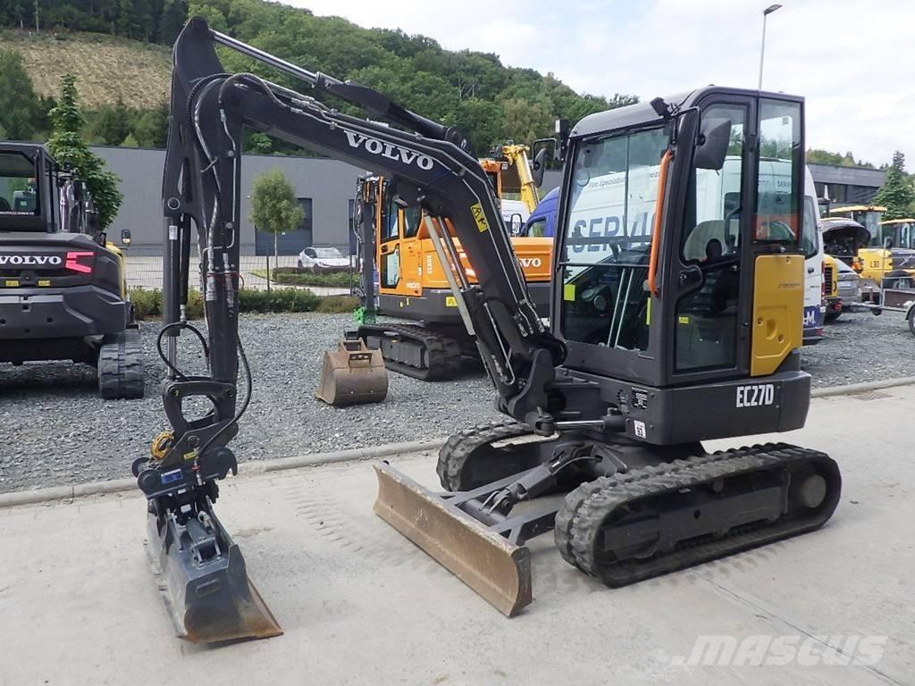 Volvo EC 27 D Mini ekskavatoriai < 7 t
