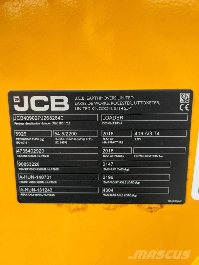 JCB 409 Naudoti ratiniai krautuvai