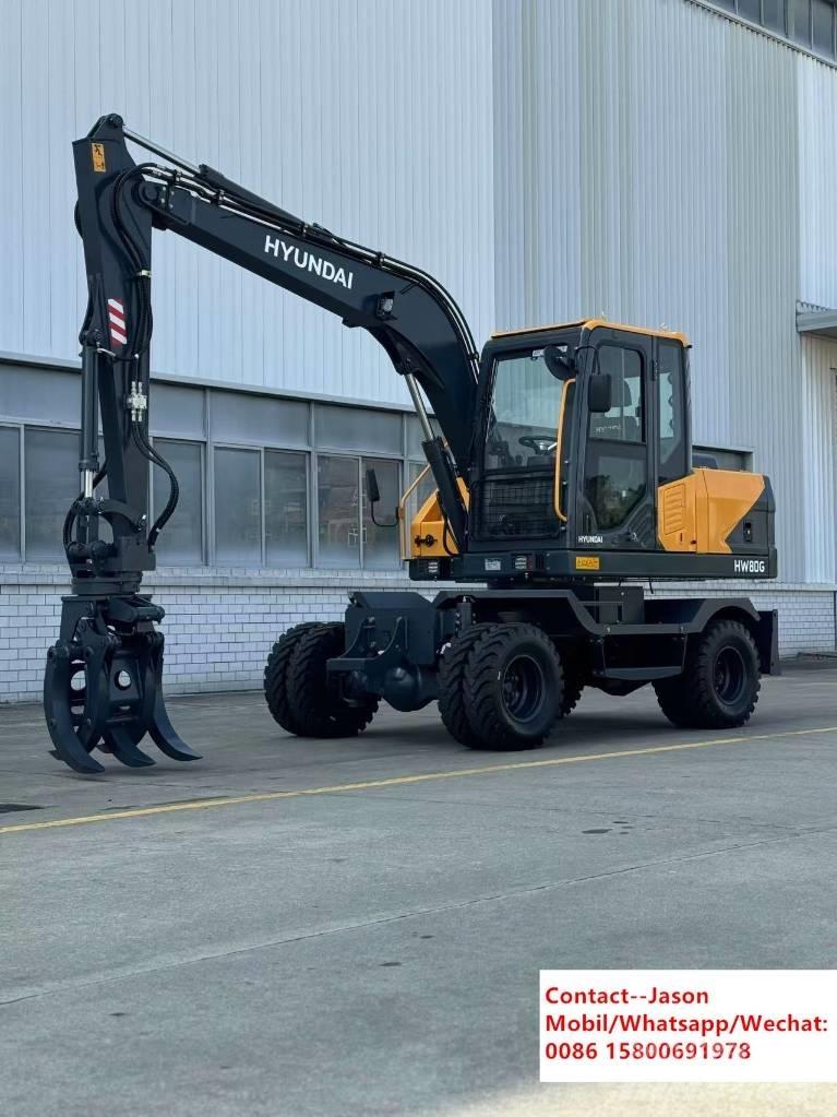 Hyundai HW80 Ratiniai ekskavatoriai