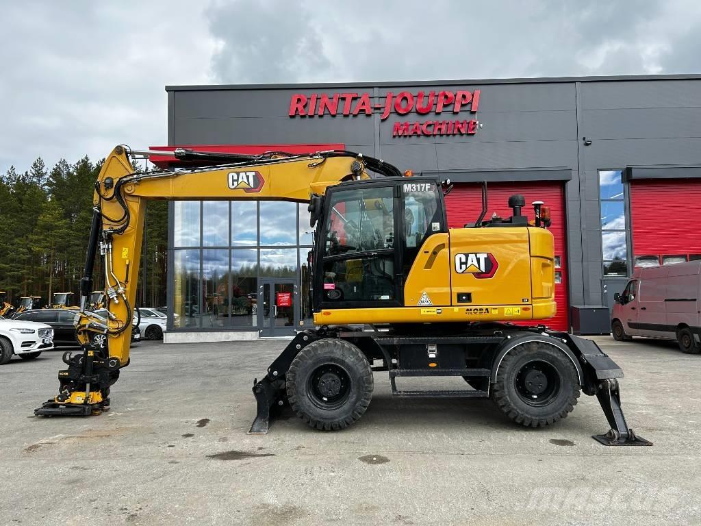 CAT M317F / Myyty, Sold Ratiniai ekskavatoriai