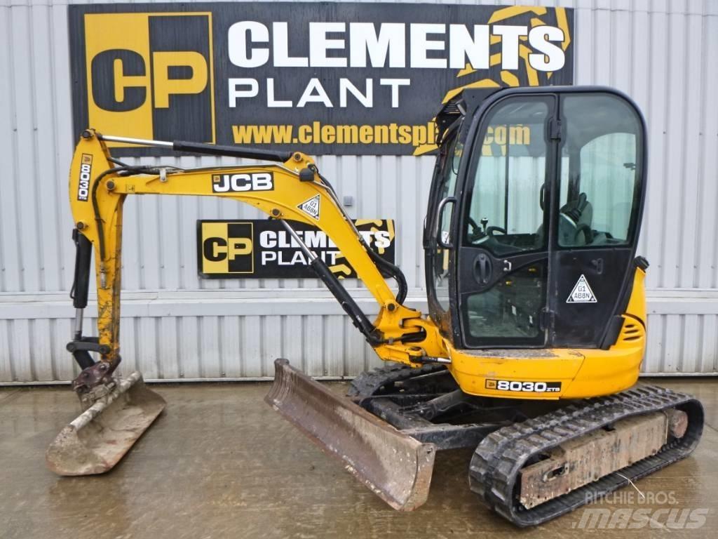 JCB 8030 ZTS Mini ekskavatoriai < 7 t