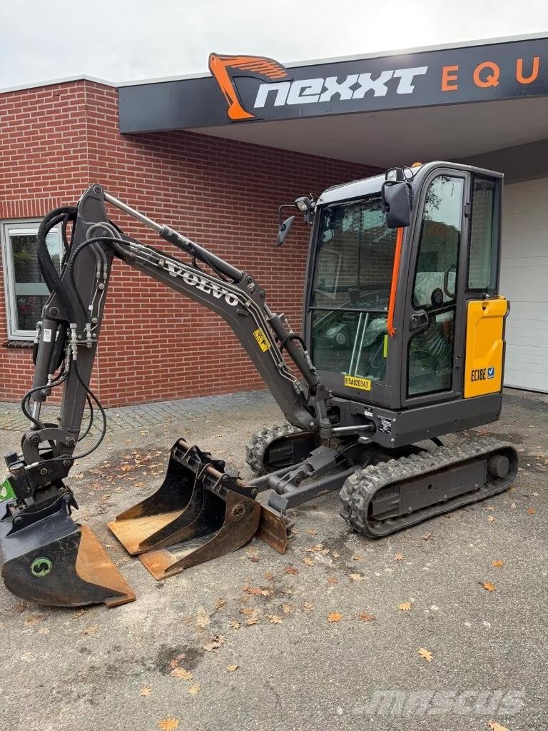 Volvo EC 18 E Mini ekskavatoriai < 7 t