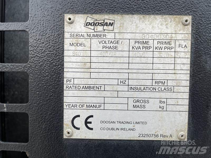 Doosan G 40 Dyzeliniai generatoriai