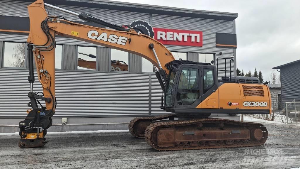 CASE CX300D Vikšriniai ekskavatoriai